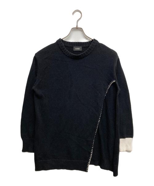 soduk（スドーク）soduk (スドーク) デザインニット ブラック サイズ:無しの古着・服飾アイテム