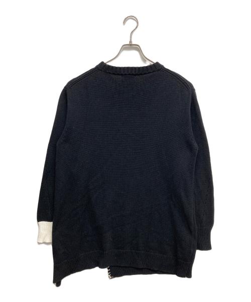 soduk（スドーク）soduk (スドーク) デザインニット ブラック サイズ:無しの古着・服飾アイテム
