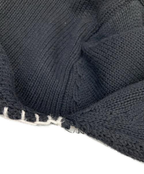 soduk（スドーク）soduk (スドーク) デザインニット ブラック サイズ:無しの古着・服飾アイテム
