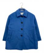 SANYO COATサンヨーコート）の古着「エアージーロンラム ショートコート」｜ブルー