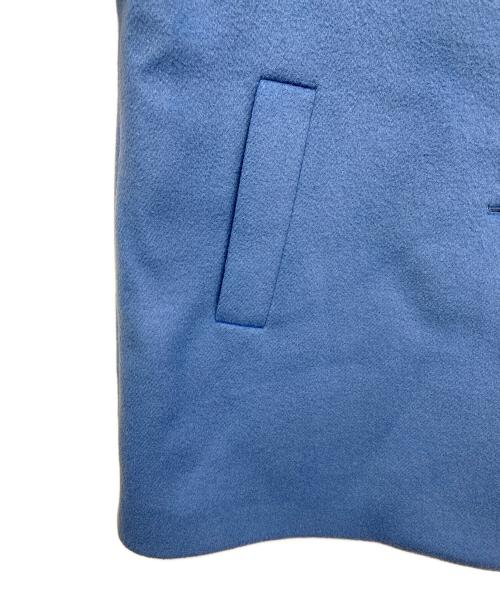 SANYO COAT（サンヨーコート）SANYO COAT (サンヨーコート) エアージーロンラム ショートコート ブルー サイズ:36の古着・服飾アイテム