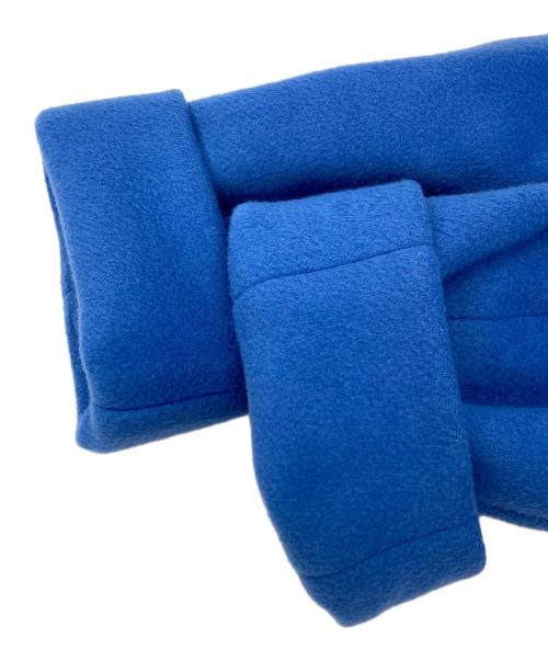 SANYO COAT（サンヨーコート）SANYO COAT (サンヨーコート) エアージーロンラム ショートコート ブルー サイズ:36の古着・服飾アイテム