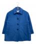 SANYO COAT（サンヨーコート）の古着「エアージーロンラム ショートコート」｜ブルー