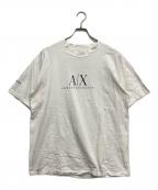 ARMANI EXCHANGEアルマーニ エクスチェンジ）の古着「90s プリントTシャツ」｜ホワイト