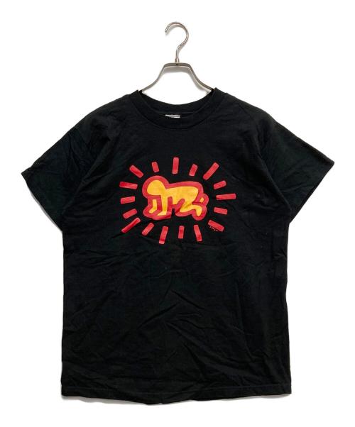 POPSHOP（ポップショップ）POPSHOP (ポップショップ) キースヘリングプリントT ブラック サイズ:Mの古着・服飾アイテム