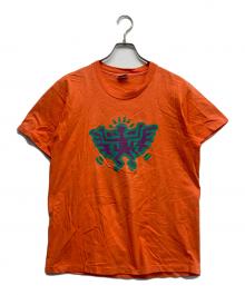 POPSHOP（ポップショップ）の古着「90ｓ キースヘリングANGELプリントTシャツ」｜オレンジ