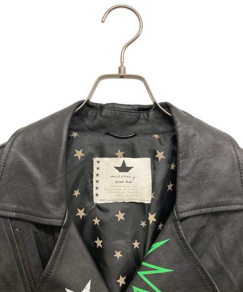 MACCHIA J（マッキアジェイ）macchia J (マッキアジェイ) ライダースジャケット ブラック サイズ:48の古着・服飾アイテム