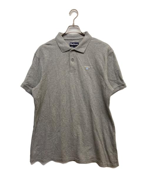 Barbour（バブアー）Barbour (バブアー) ロゴ スポーツ ポロシャツ グレー サイズ:XLの古着・服飾アイテム