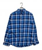 CHAPSチャップス）の古着「チェックシャツ」｜ブルー