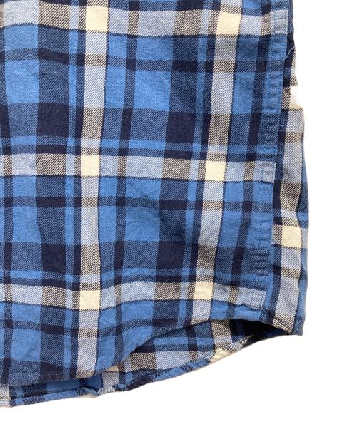 CHAPS（チャップス）CHAPS (チャップス) チェックシャツ ブルー サイズ:Lの古着・服飾アイテム