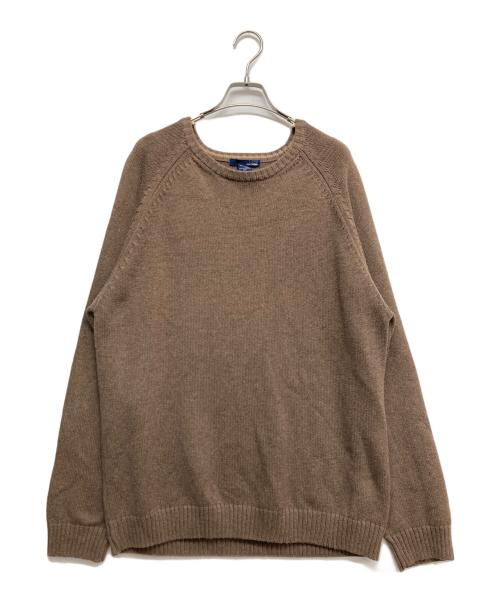 BASIC EDITION（ベーシックエディション）BASIC EDITION (ベーシックエディション) コットンニット ブラウン サイズ:Lの古着・服飾アイテム