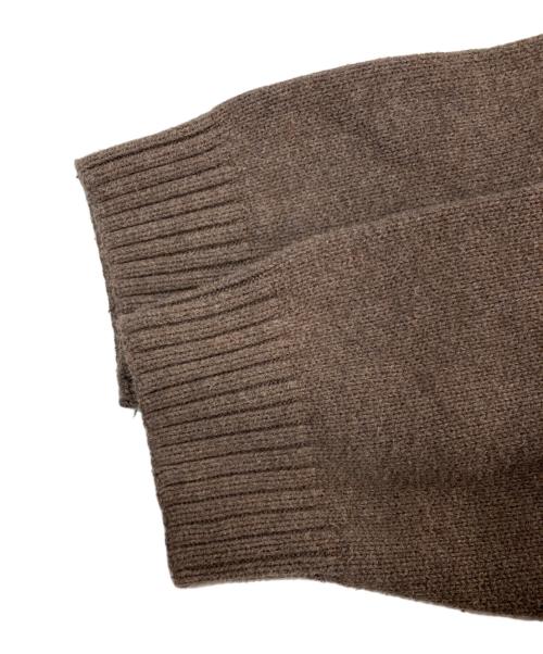 BASIC EDITION（ベーシックエディション）BASIC EDITION (ベーシックエディション) コットンニット ブラウン サイズ:Lの古着・服飾アイテム