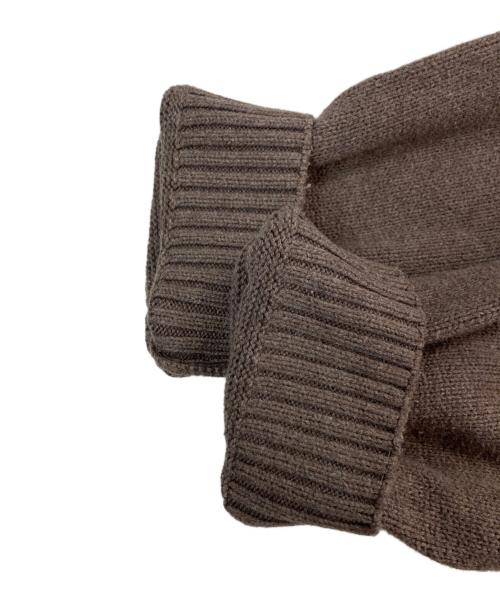 BASIC EDITION（ベーシックエディション）BASIC EDITION (ベーシックエディション) コットンニット ブラウン サイズ:Lの古着・服飾アイテム