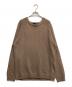 BASIC EDITION（ベーシックエディション）の古着「コットンニット」｜ブラウン