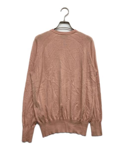 DRAWER（ドゥロワー）Drawer (ドゥロワー) シルクコットンニット ピンク サイズ:2の古着・服飾アイテム