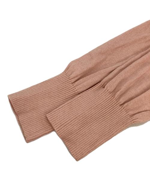 DRAWER（ドゥロワー）Drawer (ドゥロワー) シルクコットンニット ピンク サイズ:2の古着・服飾アイテム