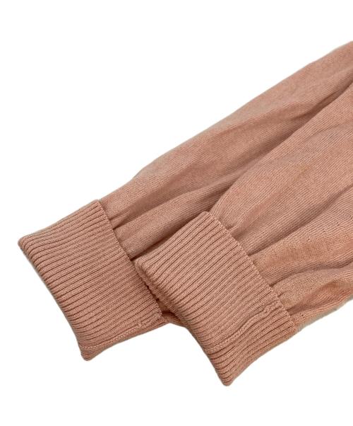 DRAWER（ドゥロワー）Drawer (ドゥロワー) シルクコットンニット ピンク サイズ:2の古着・服飾アイテム