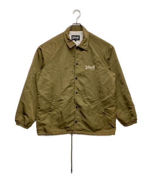Schott（ショット）Schott (ショット) COACH JACKET OVAL LOGO グリーン サイズ:Mの古着・服飾アイテム