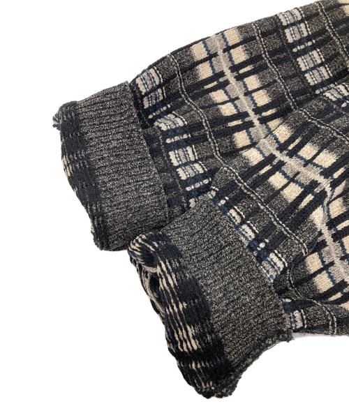 KNIGHTSBRIDGE（ナイツブリッジ）knightsbridge (ナイツブリッジ) レーヨン混ニット ブラック サイズ:EXTRA LARGEの古着・服飾アイテム