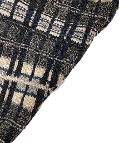 KNIGHTSBRIDGE（ナイツブリッジ）knightsbridge (ナイツブリッジ) レーヨン混ニット ブラック サイズ:EXTRA LARGEの古着・服飾アイテム