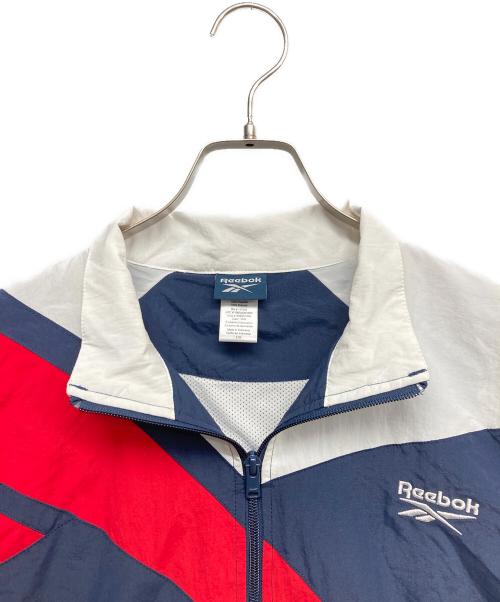 REEBOK（リーボック）REEBOK (リーボック) ナイロンジャケット ネイビー サイズ:Lの古着・服飾アイテム