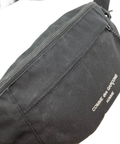 COMME des GARCONS HOMME（コムデギャルソン オム）COMME des GARCONS HOMME (コムデギャルソン オム) エステルコーデュラウエストバッグ ブラックの古着・服飾アイテム