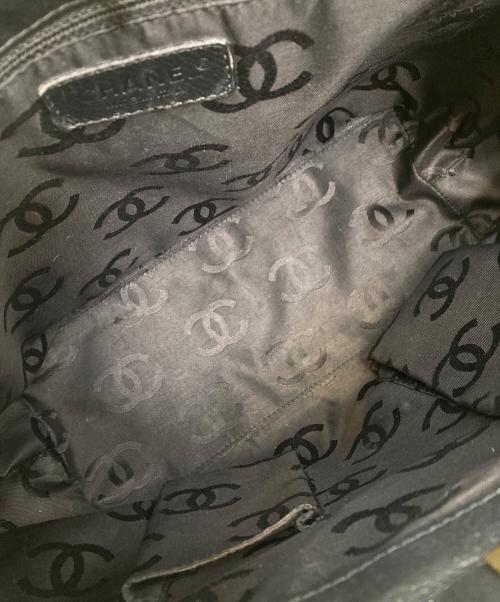 CHANEL（シャネル）CHANEL (シャネル) ココマークターンロックトートバック ブラックの古着・服飾アイテム