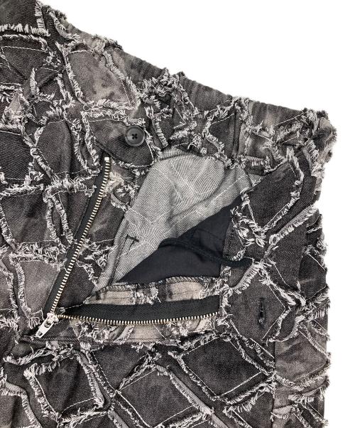 Casper John（キャスパージョン）Casper John (キャスパージョン) フェードジャガードパラシュートデニム ブラック サイズ:Sの古着・服飾アイテム