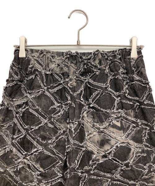 Casper John（キャスパージョン）Casper John (キャスパージョン) フェードジャガードパラシュートデニム ブラック サイズ:Sの古着・服飾アイテム