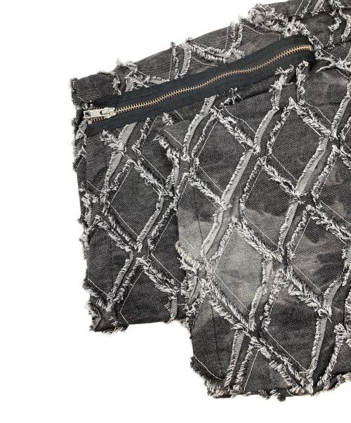 Casper John（キャスパージョン）Casper John (キャスパージョン) フェードジャガードパラシュートデニム ブラック サイズ:Sの古着・服飾アイテム