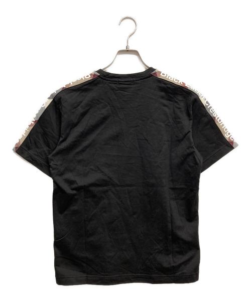 BLACK LABEL CRESTBRIDGE（ブラックレーベル クレストブリッジ）BLACK LABEL CRESTBRIDGE (ブラックレーベル クレストブリッジ) コットンTシャツ ブラック サイズ:Mの古着・服飾アイテム