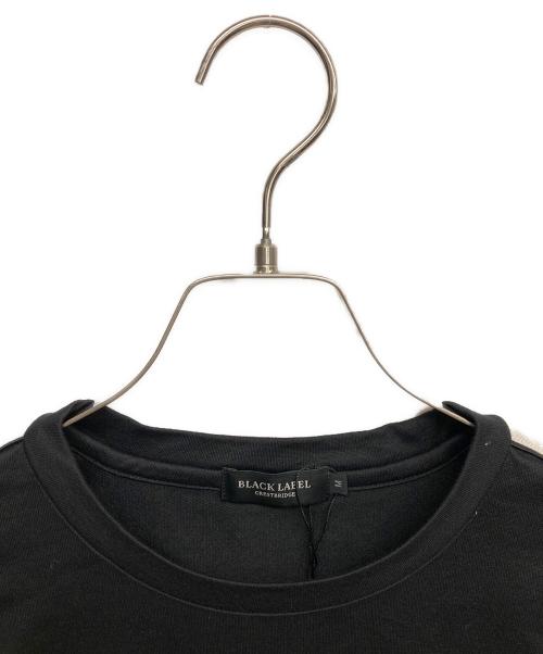 BLACK LABEL CRESTBRIDGE（ブラックレーベル クレストブリッジ）BLACK LABEL CRESTBRIDGE (ブラックレーベル クレストブリッジ) コットンTシャツ ブラック サイズ:Mの古着・服飾アイテム
