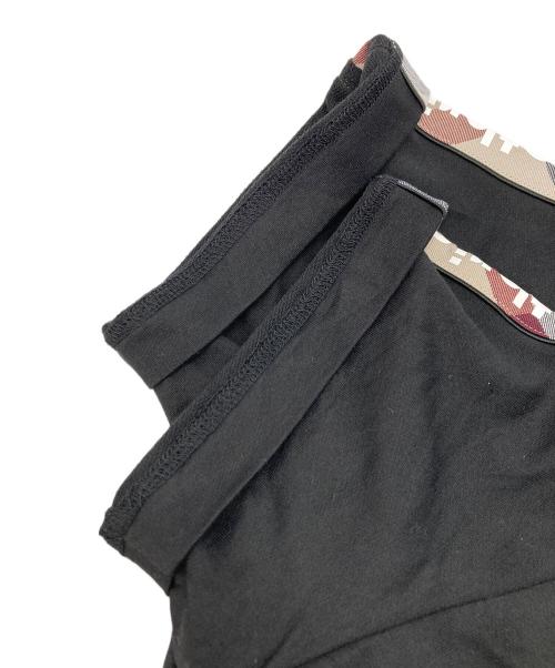 BLACK LABEL CRESTBRIDGE（ブラックレーベル クレストブリッジ）BLACK LABEL CRESTBRIDGE (ブラックレーベル クレストブリッジ) コットンTシャツ ブラック サイズ:Mの古着・服飾アイテム