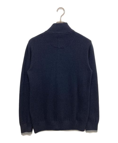 BLACK LABEL CRESTBRIDGE（ブラックレーベル クレストブリッジ）BLACK LABEL CRESTBRIDGE (ブラックレーベル クレストブリッジ) ニットカーディガン ブラック サイズ:Mの古着・服飾アイテム