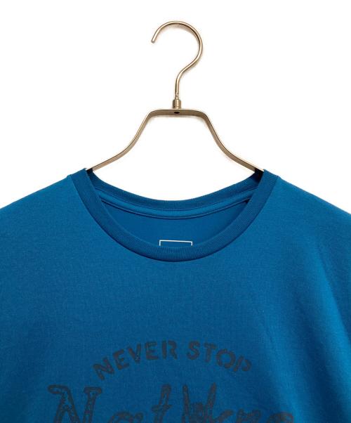 THE NORTH FACE（ザ ノース フェイス）THE NORTH FACE (ザ ノース フェイス) プリントTシャツ ブルー サイズ:Lの古着・服飾アイテム