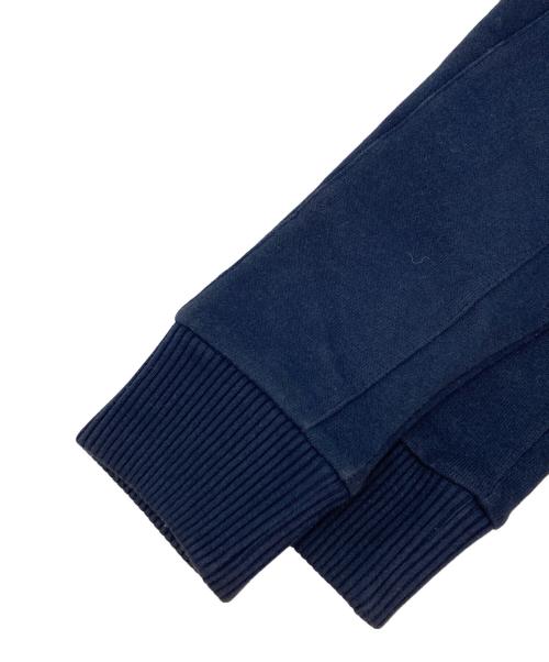 BURBERRY BLACK LABEL（バーバリーブラックレーベル）BURBERRY BLACK LABEL (バーバリーブラックレーベル) ロゴ刺繍 スウェットジップブルゾン ネイビー サイズ:2の古着・服飾アイテム