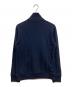 BURBERRY BLACK LABEL (バーバリーブラックレーベル) ロゴ刺繍 スウェットジップブルゾン ネイビー サイズ:2：8000円