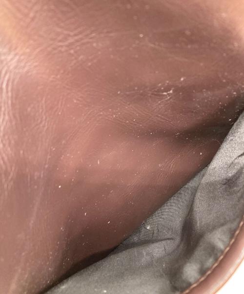 FRED PERRY（フレッドペリー）FRED PERRY (フレッドペリー) 2way レザーボストンバッグ ブラウンの古着・服飾アイテム