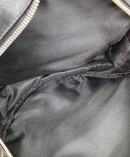 FRED PERRY（フレッドペリー）FRED PERRY (フレッドペリー) 2way レザーボストンバッグ ブラウンの古着・服飾アイテム