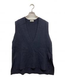 IENA（イエナ）の古着「リネンコットンスムースベスト」｜ネイビー