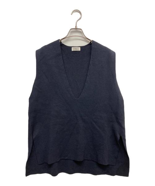 IENA（イエナ）IENA (イエナ) リネンコットンスムースベスト ネイビー サイズ:FREEの古着・服飾アイテム
