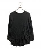 COGTHEBIGSMOKEコグザビッグスモーク）の古着「レーヨン混カットソー」｜ブラック
