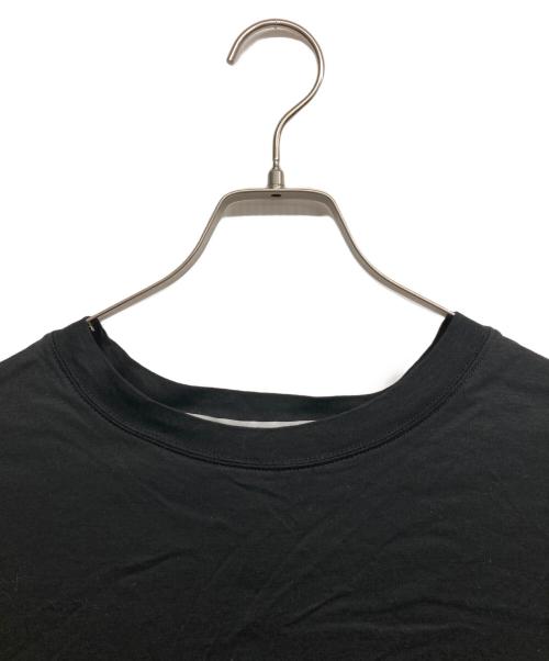 COGTHEBIGSMOKE（コグザビッグスモーク）COGTHEBIGSMOKE (コグザビッグスモーク) レーヨン混カットソー ブラック サイズ:FREEの古着・服飾アイテム