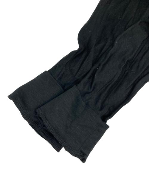 COGTHEBIGSMOKE（コグザビッグスモーク）COGTHEBIGSMOKE (コグザビッグスモーク) レーヨン混カットソー ブラック サイズ:FREEの古着・服飾アイテム