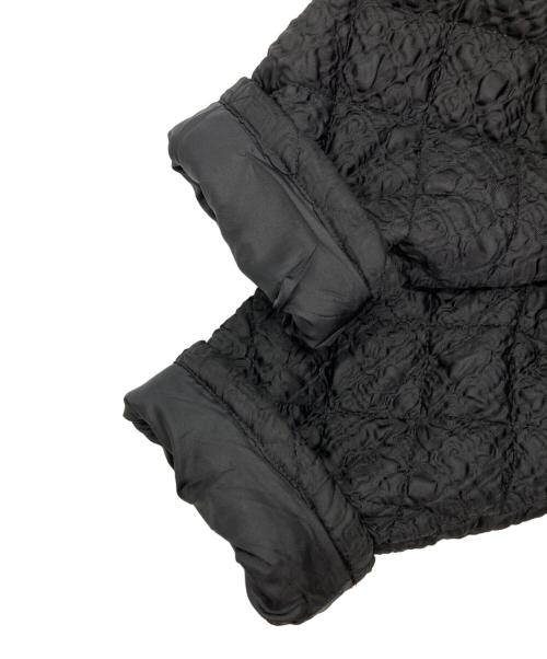 AYA（アヤ）aya (アヤ) CAROLINA GLASER (カロリナ グレイサー) キルティング フリルコート ブラック サイズ:無しの古着・服飾アイテム