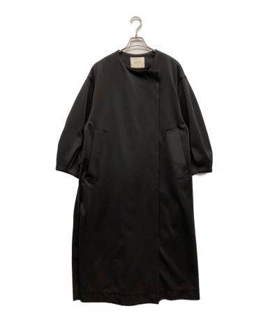 中古・古着通販】perna (ペルナ) ボリューム袖ロングコート ブラック