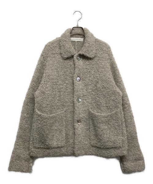 GALERIE VIE（ギャルリーヴィー）GALERIE VIE (ギャルリーヴィー) ループヤーンミラノリブ カバーオール ベージュ サイズ:Fの古着・服飾アイテム