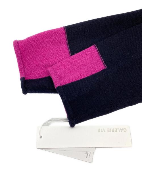 GALERIE VIE（ギャルリーヴィー）GALERIE VIE (ギャルリーヴィー) スコットランドカシミヤ タートルネックプルオーバー ネイビー サイズ:Fの古着・服飾アイテム