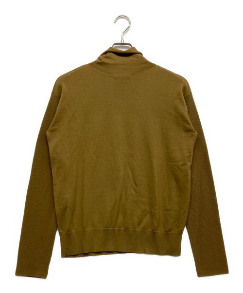 GALERIE VIE（ギャルリーヴィー）GALERIE VIE (ギャルリーヴィー) ウーステッドウール タートルネックプルオーバー ブラウン サイズ:Fの古着・服飾アイテム