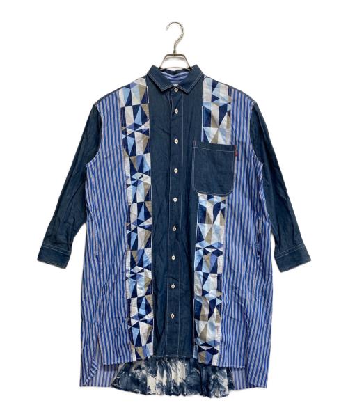 KAWATANI SHIRT（カワタニシャツ）kawatani shirt (カワタニシャツ) シャツワンピース ブルー サイズ:無しの古着・服飾アイテム